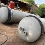 0-100C Air Cooled Used Condenser 2m X 1m Stainless Steel
