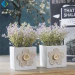 Cute Fake Green Plants , Small Green Potted Plants For Home Decoration