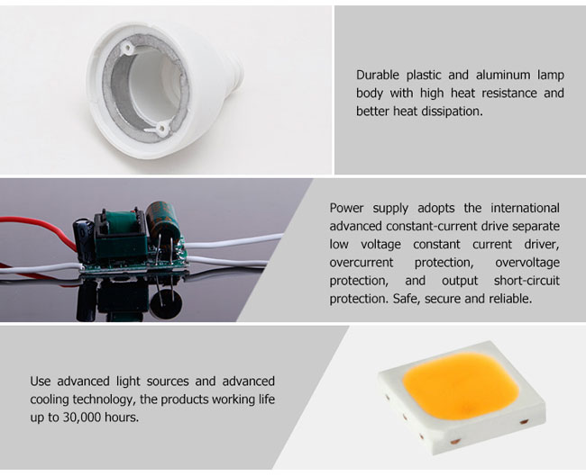Supply SMD5730 AC100-240V 5 watt LED candle light