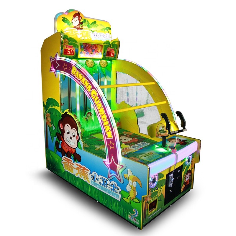 Banana Guardian Arcade Shooting Monkey Game Machine For 1 Player