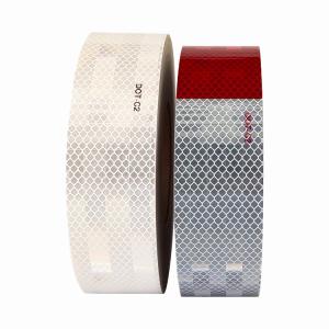 Wholesale PMMA Dot Red Reflective Tape Self Adhesive For Trailer Vehicle Warning from china suppliers