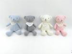 Customized PP Cotton Stuffed Animal Toys Plush Blue Little Bear Baby Gift