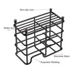 Small 5 Slots Stainless Steel Exquisite Welding Bathroom Accessories Organizer
