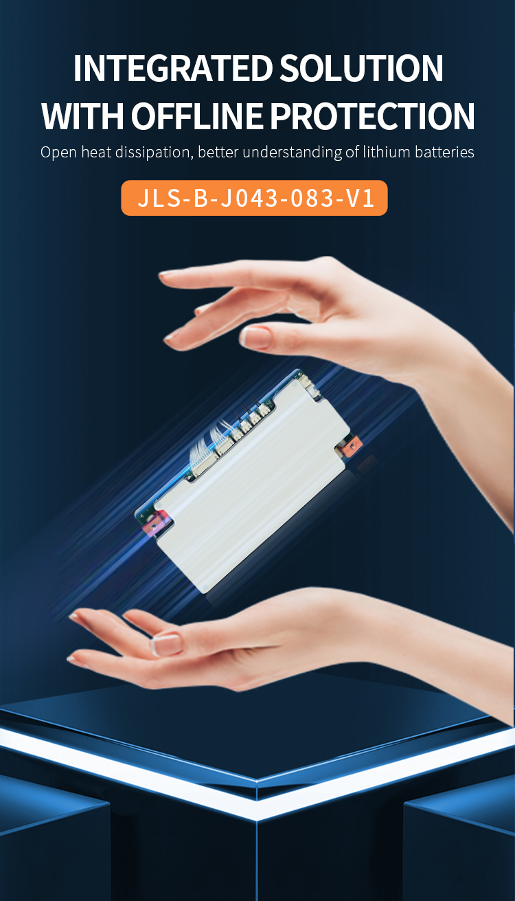 16s 48v 100a Smart BMS Board For Lifepo4 Solar Battery 100ah 21700 Pack