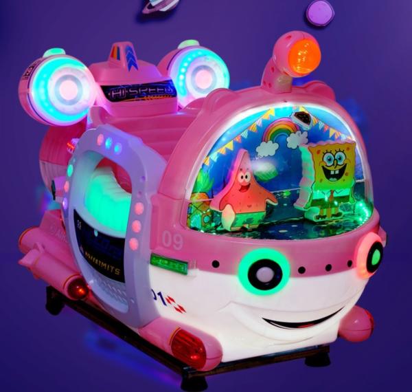Indoor theme park coin pusher kiddie rides kids submarine rides game machine for