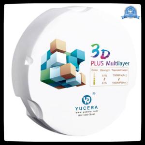 Wholesale 95mm CADCAM Zirkon Zahn Multilayer Zirconia Disc For Laboratorio Dental from china suppliers
