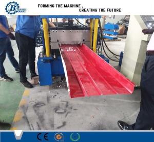 Wholesale Hydraulic Cutting Standing Seam Roll Forming Machine 8T Weight For 0.3-1.2mm Thickness from china suppliers