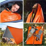Outdoor Camping Survival Sleeping Bag Emergency Rescue Blanket Reusable