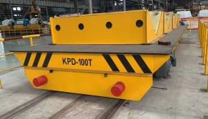 Wholesale 5-50 Tone Electric Transfer Cart Cabin Control material transfer trolley from china suppliers