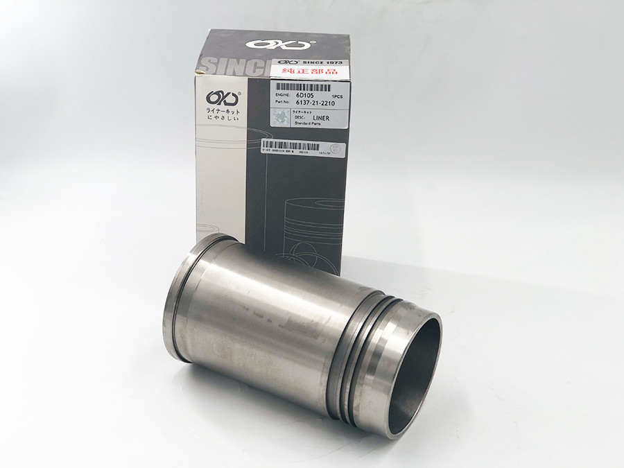 S6D105 Komatsu Excavator Parts Cylinder Liner Diesel Engine Spare Parts