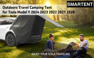 Wholesale Lightweight 4 Season Tesla Camping Tent Black Color Waterproof Silver Coated Polyester 210D Quick 10 Minute Setup from china suppliers