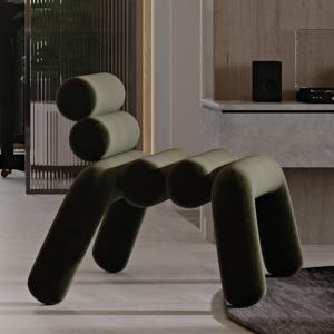 Wholesale 50*62cm Living Room Bedroom Back Fabric Leisure Chair Minimalist from china suppliers