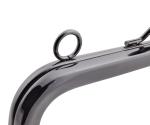 Factory direct selling metal wallet frame ,175*65mm gunmetal metal frame for