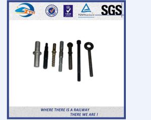 Wholesale ZhongYue Azerbaijan railway project carbon steel rail bolt and nut from china suppliers