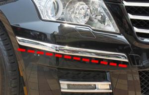 Wholesale Mercedes-Benz GLK300/350 2008-2012 Auto Body Trim Parts , Front &amp; Rear Corner Protector from china suppliers