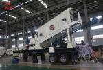 tire Stone Crushing Plant Diesel Engine Mobile Impact Crusher Station With