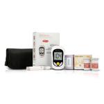 10/25 Tests Trips / Lancets Blood Glucose Meter Kit ISO13485 0.8ul Blood Volume