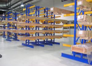 Wholesale Durable Q235B Cold Steel Cantilever Storage Racks / Metal Storage Shelf from china suppliers