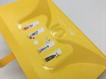 Yellow Luxury Cosmetic Box Packaging For Hand Cream Full Printing 322x175x43mm