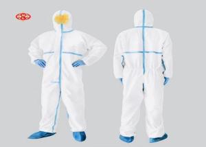 Wholesale High quality disposable hooded protective coveralls,disposable microporous coveralls from china suppliers