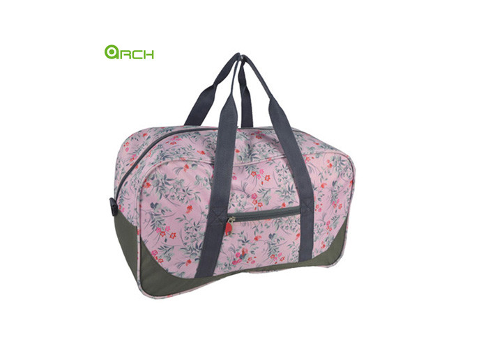 Printing Material Travel Duffle Bag with Webbing handle and Padlock