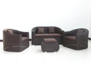 Wholesale Modern Dark Brown Meeting Room Sofa Set , Wicker Furniture Set from china suppliers