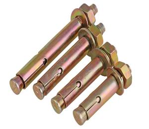 Wholesale Brown Q235B Steel 304 Stainless Steel Expansion Screw Colored Zinc from china suppliers