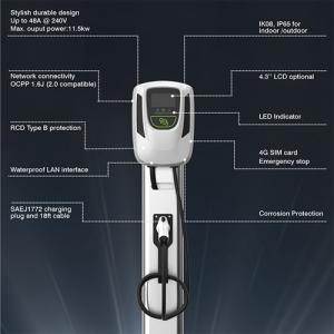 Wholesale 7KW 32A 240V 50Hz Wallbox MID Commercial EV Charging Station from china suppliers