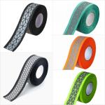 1 1/2 Inch 100meter Polyester Webbing Reflective Colorful Rainbow Chair Knitted