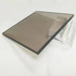 Bronze Brown EVA Film Laminated Glass Curved Flat Laminated Security Glass