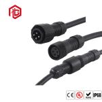 M19 Black Nylon Male Female 2 3 4 5 6 Pin Waterproof Cable Connector IP68
