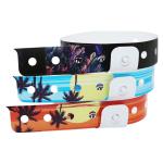 Personalised Self Adhesive Wristbands Event Vinyl PVC Bracelets