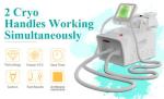 NUBWAY hot sale 2 handles portable cryolipolysis cool shaping weight loss cryo