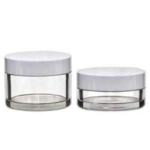 Wholesale JXPACK PET Cream Jar 30ml 50ml Cosmetic Packaging Cream Jar With Lid from china suppliers