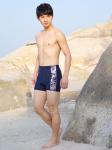 Quality waterproof swimming brief shorts men swimsuit male swimsuit XXXL quick
