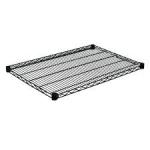 Office Commercial Wire Shelving Towel Toiletries Carbon Steel Black Epoxy