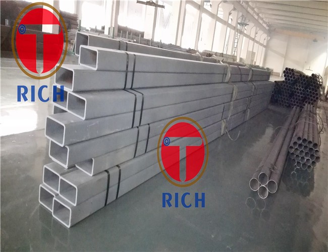 Square / Rectangular Hot Rolled Steel Pipe , Galvanized Electric Welded Pipe