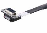 UL2651# AWG28 Flat Ribbon Cable Assembly 2x5P IDC To DB9 Female Connector