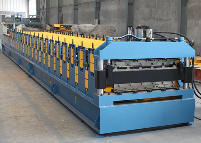 0.15mm Steel Horizontal Roofing Corrugated Sheet Roll Forming Machine Hydraulic Type