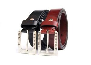 Wholesale Soft And Comfortable Mens Brown Leather Belt / Casual Male Belts from china suppliers