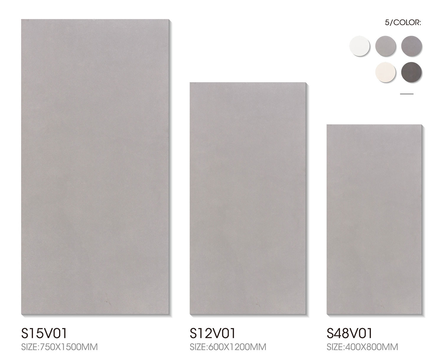 Light Grey 600x1200mm Matte Soft Glazed Porcelain Tiles And Interior Floor Tile For Bedroom