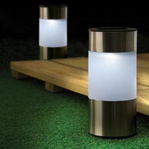 Wholesale Yard Pathway Solar Bollard Lights Outdoor White Waterproof Decorative from china suppliers
