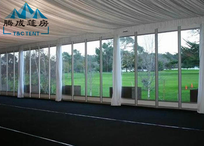 500 Seater Huge Party Tents For Events / Exhibitions PVC Fabric Canopy Shade Tent