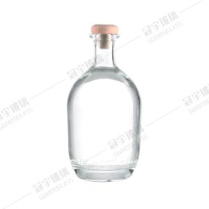 Wholesale 550ml Square Gin Tequila Rum Vodka Wine Liquor Glass Bottle Sale Clear and Customized from china suppliers