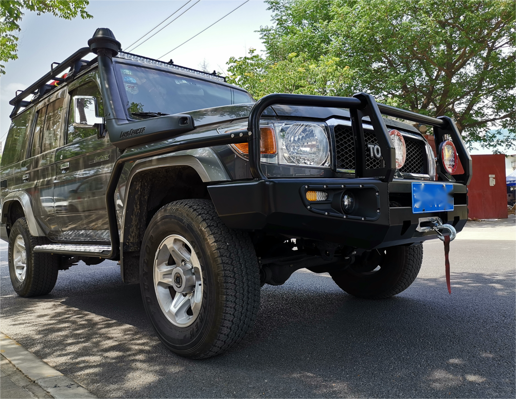 Toyota LC79 Rear Bumper with Tire Carrier Jerrycan Holder Winch Bull Bar Front Bumper