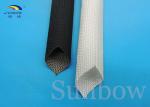 Unvarnish Fiber Glass Sleeves Fiberglass Braided Sleeving Black
