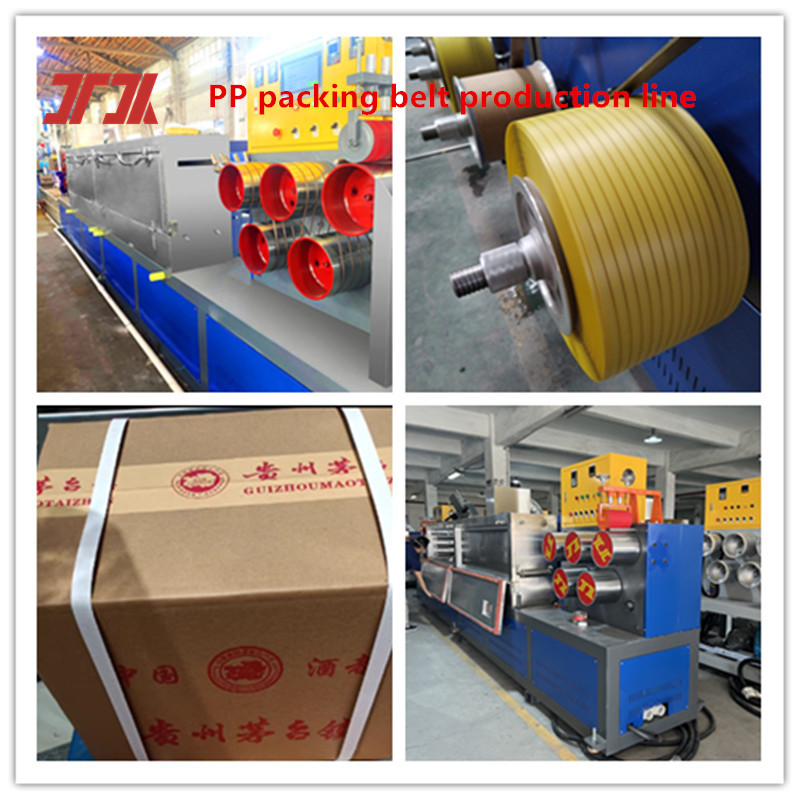 Double Screw 5mm PP Strap Production Line With Long Length And Flexible