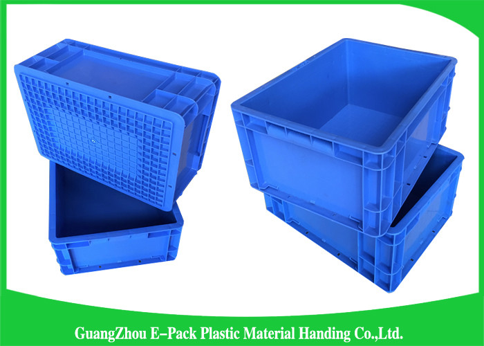 Recycle Industrial Plastic Containers , Standard Euro Stacking Boxes Eco-Friendly