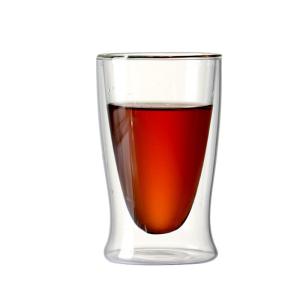 Wholesale Hand Blown Insulated 250ml Double Wall Glass Cup from china suppliers