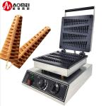 Long Service Life Waffle On A Stick Lolly Tree Shape Machine for Outdoor Snack
